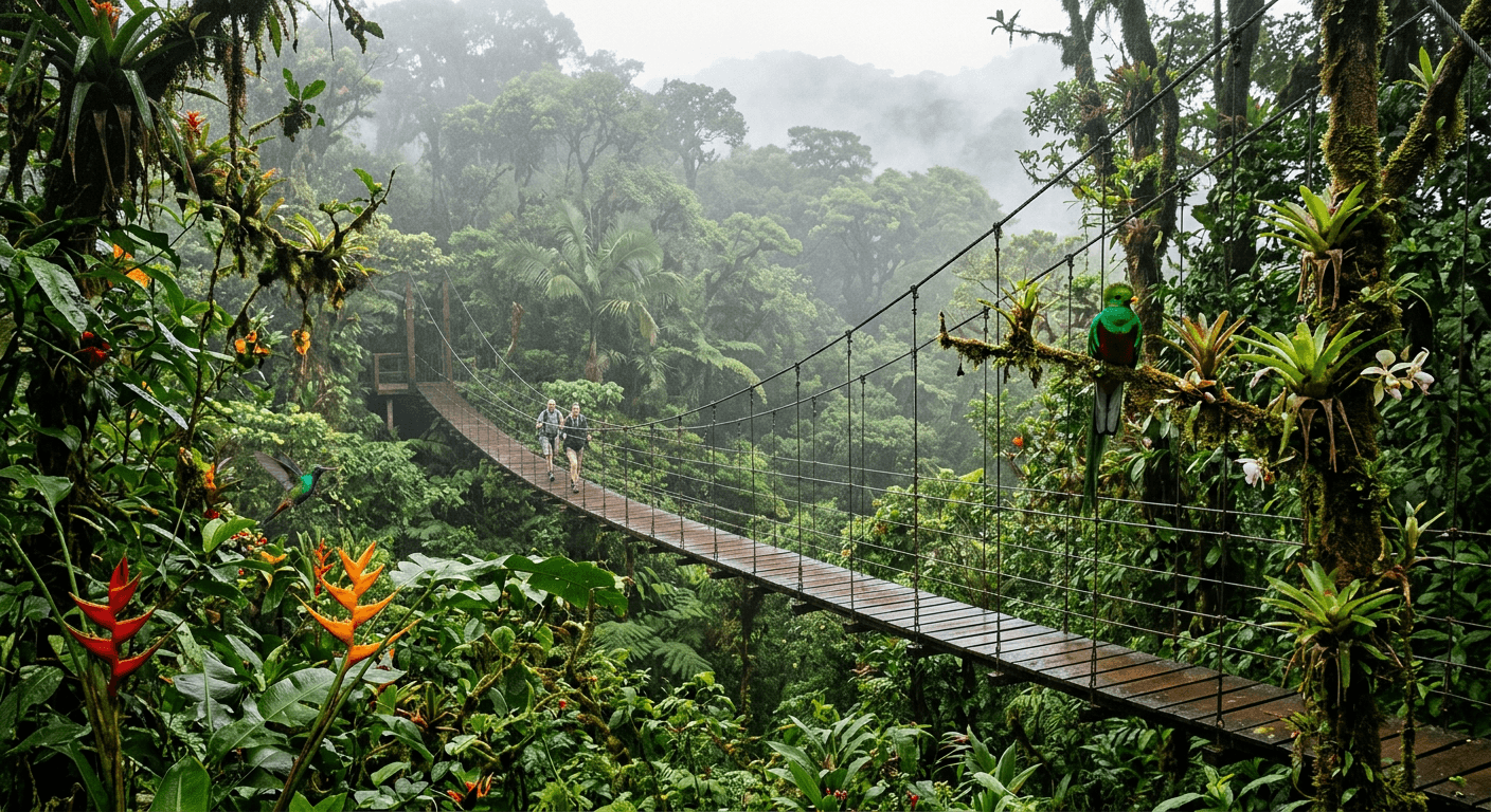 Floresta nublada de Monteverde